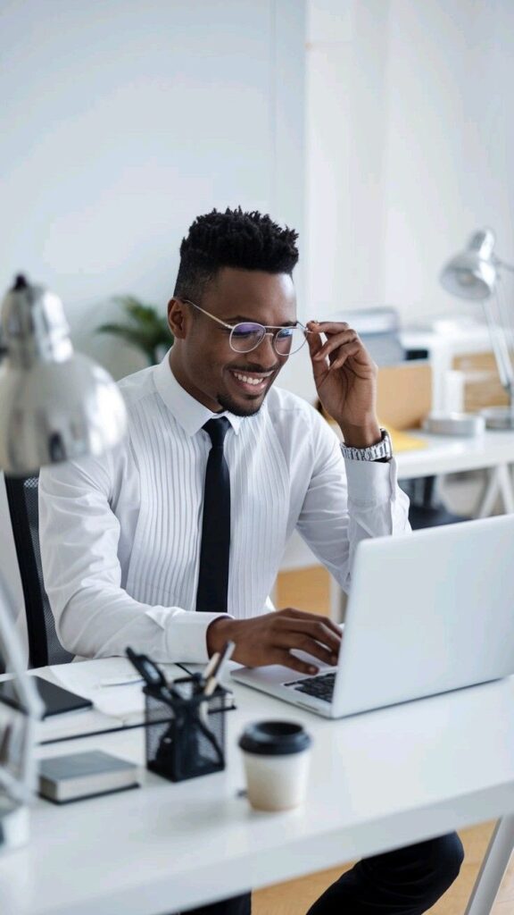 Home ai created realistic professional man